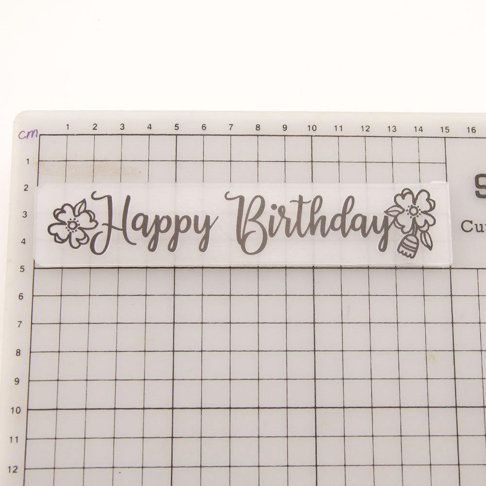 Happy Birthday Decoration Embossing Folders - Inlovearts