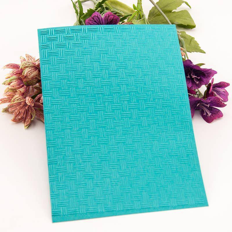 Weave Patterne Decoration Embossing Folders - Inlovearts