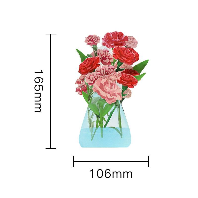 3D Carnation Flower Decoration - lifescraft