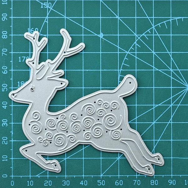 Lifescraft Christmas Deer Metal Cutting Dies - lifescraft