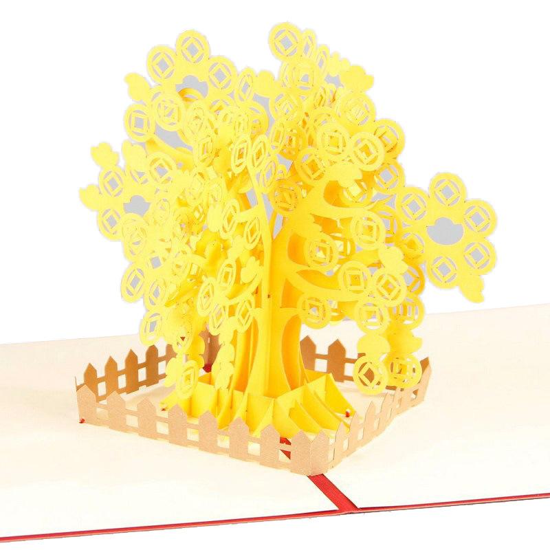 3D Fortune Tree Card - lifescraft