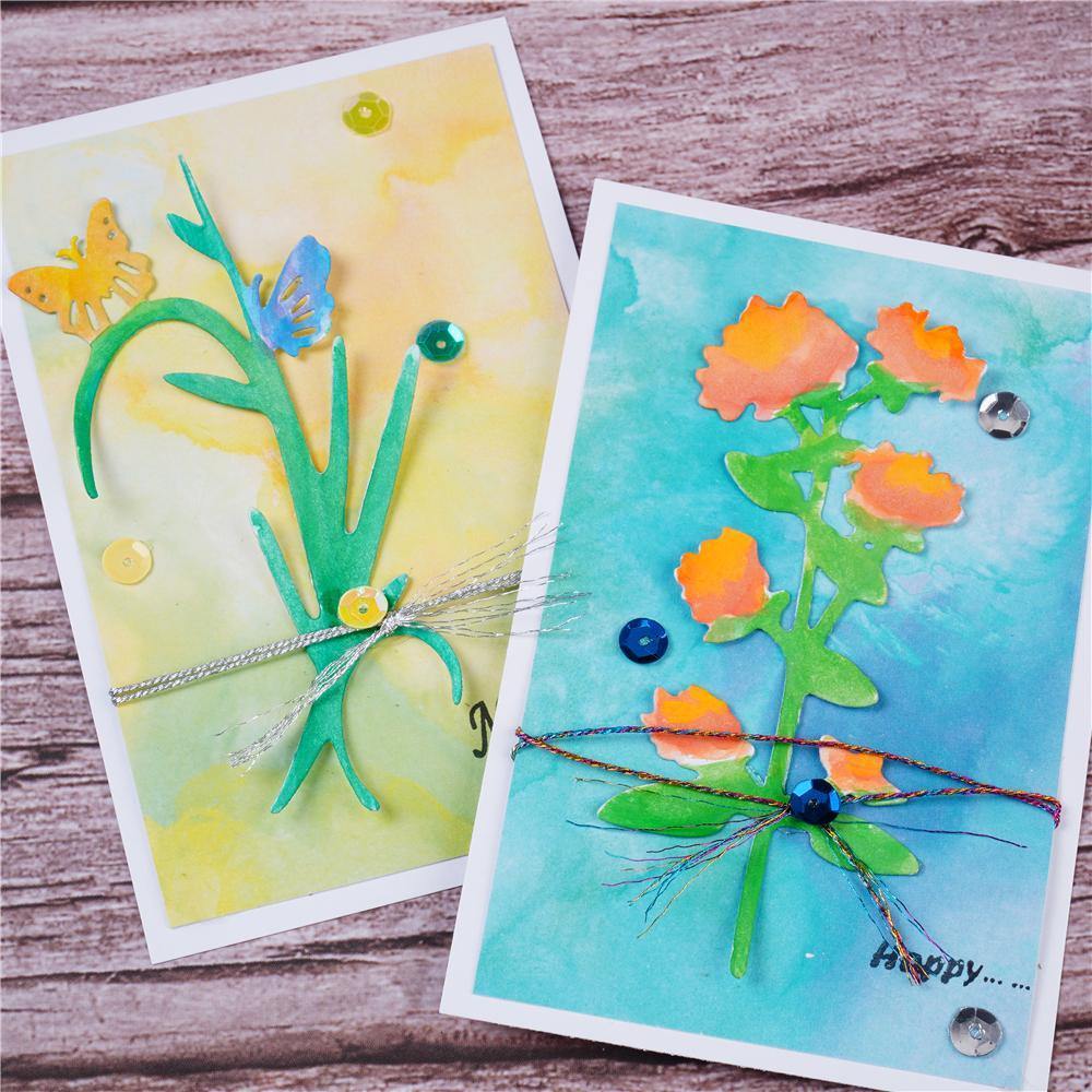 Multiple Nature Flowers Decor Dies - Inlovearts