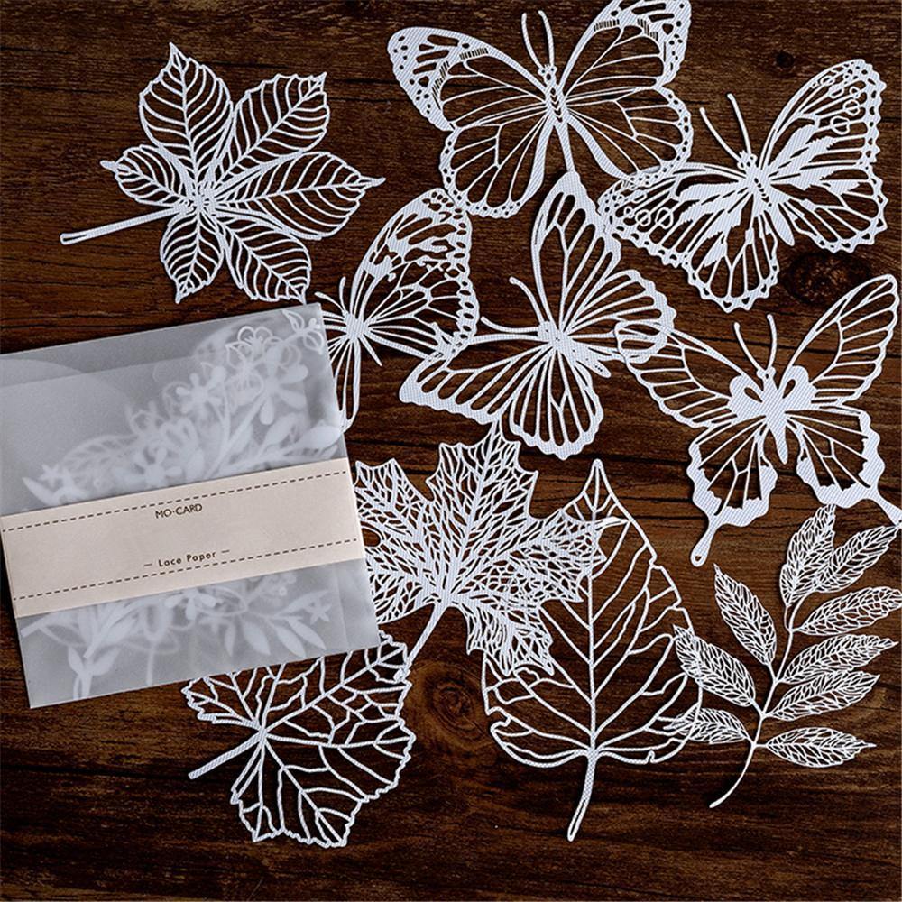 DIY Scrapbooking Lace Paper - Inlovearts