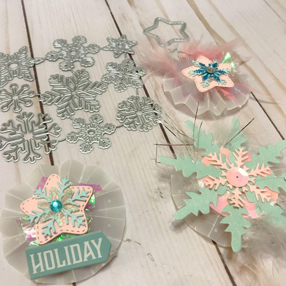 Various Small Snowflakes Decoration Dies Set - Inlovearts
