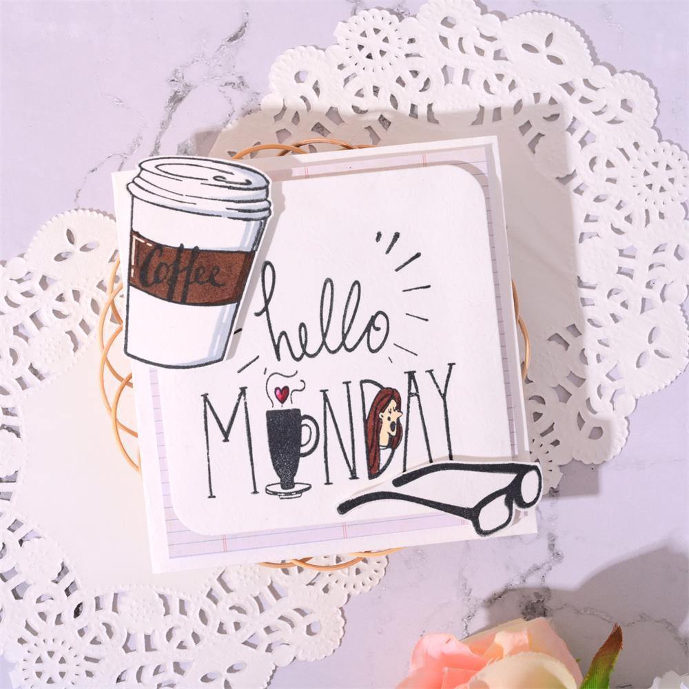 "Hello Monday" Word Stamps - Lifescraft